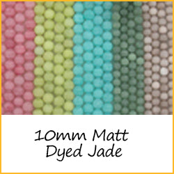 10mm Matt Dyed Jade