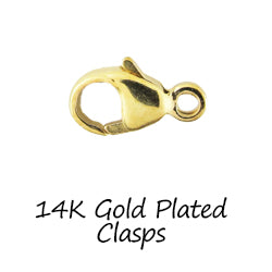 14K Gold Plated Clasps