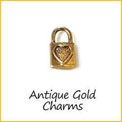 Antique Gold Charms