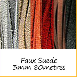 Faux Suede 3mm 80metres