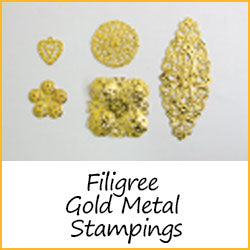 Filigree Gold Metal Stampings