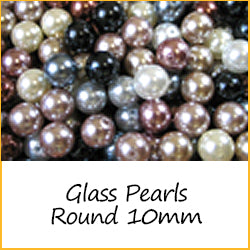Glass Pearls Round 10mm