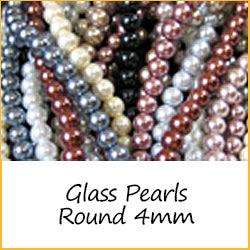 Glass Pearls Round 4mm
