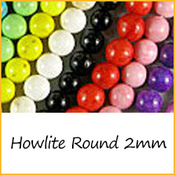 Howlite Round 2mm
