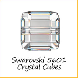 Austrian Crystals 5601 Crystal Cubes