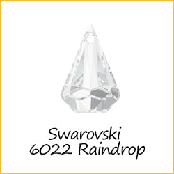 Austrian Crystals 6022 Raindrop