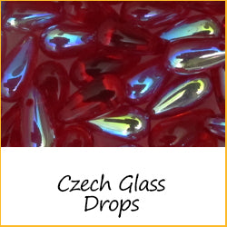 Czech Glass Drops