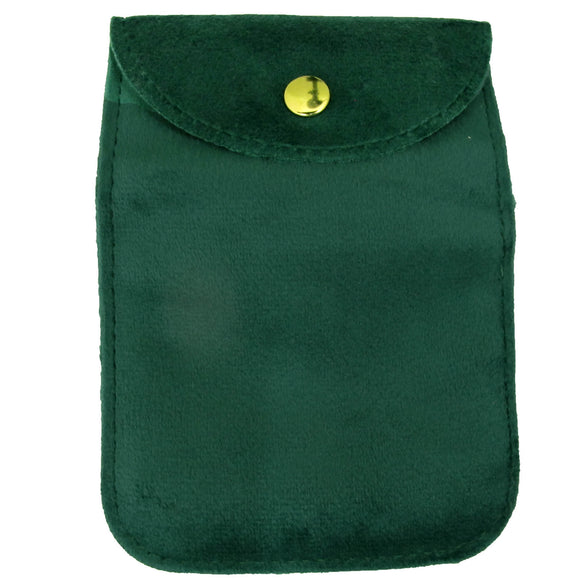 Velvet Gift bag 8x12cm Moss 2pcs
