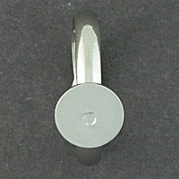 Metal 19mm ring 8mm plate NF nickel 50pc