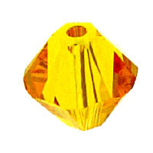 Austrian Crystals 6mm 5328 sunflower 20pcs