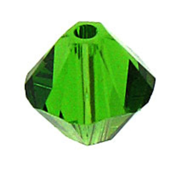 Austrian Crystals 4mm 5328 fern green 30pcs
