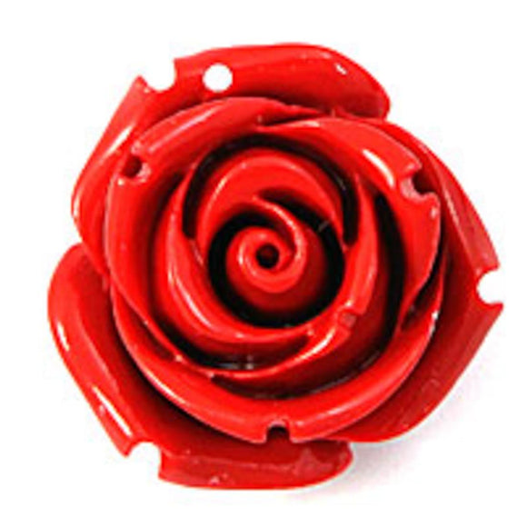rs 20m English rose pendant red 4pcs
