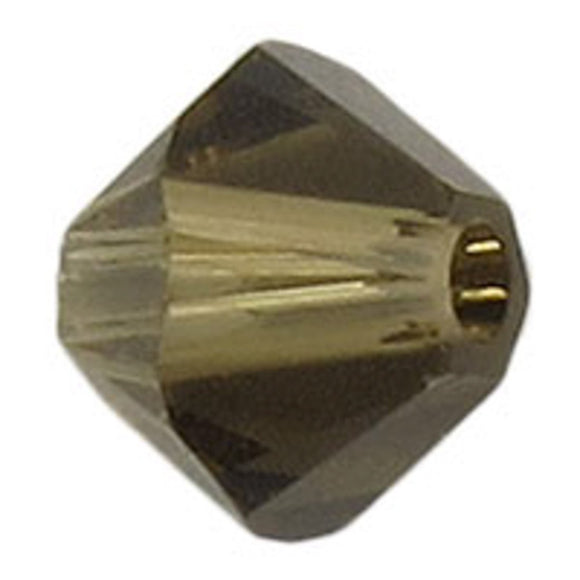 Austrian Crystals 4mm 5328 smorky quartz 40p