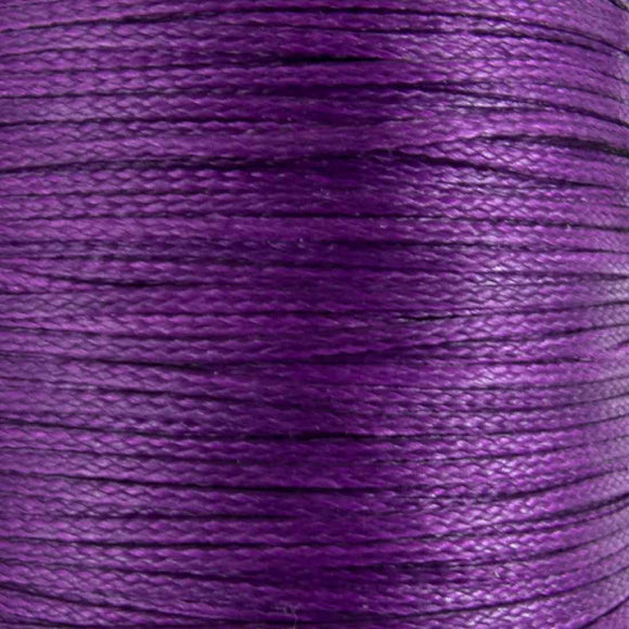 Waxed 1mm cord purple 40metres