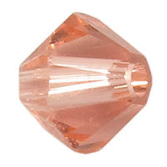 Austrian Crystals 4mm 5328 rose peach 40pc