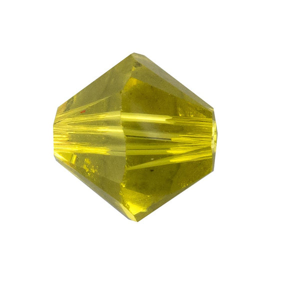 Austrian Crystals 6mm 5328 citrine 20pcs