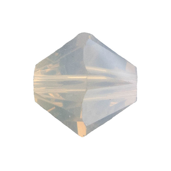 Austrian Crystals 6mm 5328 lgt grey opal 20p