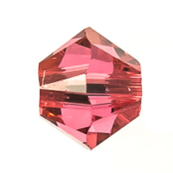 Austrian Crystals 4mm 5328 Indian pink 40pcs