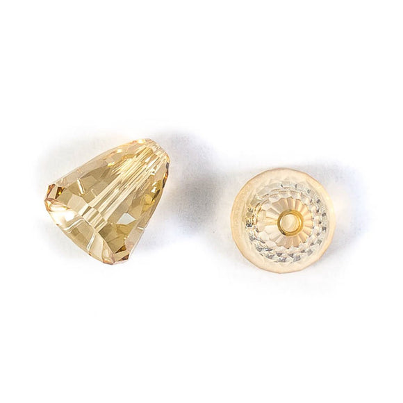 Austrian Crystals 11mm 5541 dome bead GSHA 2pcs