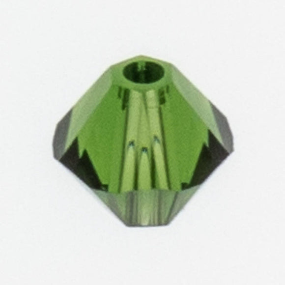 Austrian Crystals 4mm 5328 dark moss green 40pcs