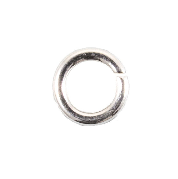 Sterling sil 5mm x 1mm jring SOLDERED50p