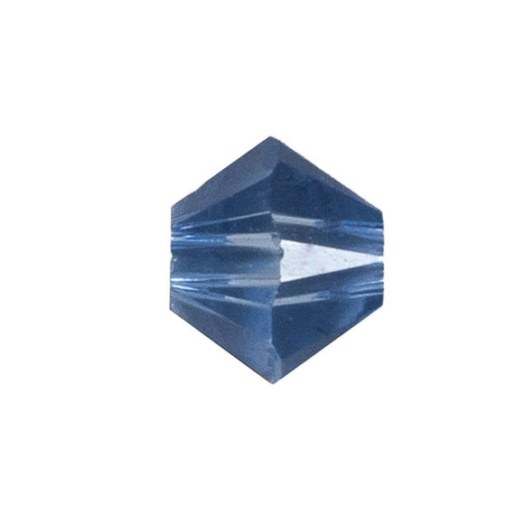 Austrian Crystals 4mm 5328 lgt sapphire 40pcs