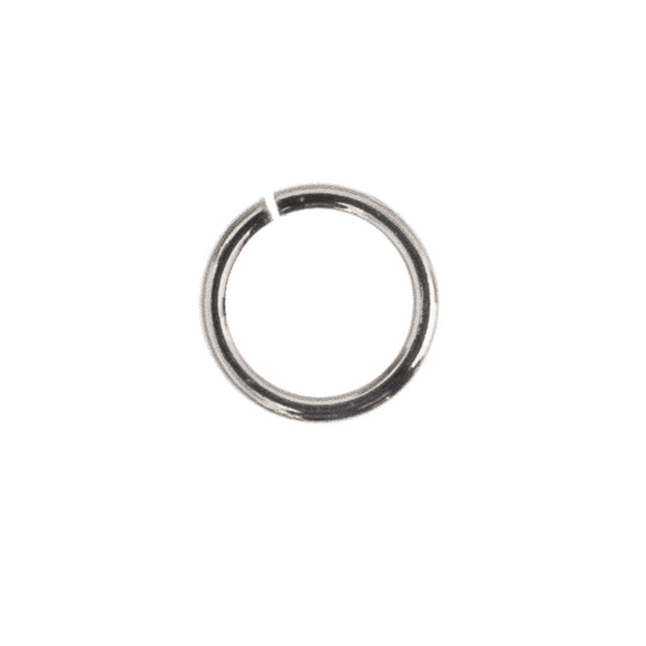 Sterling sil 8mmx1.2mm jump ring 4pcs