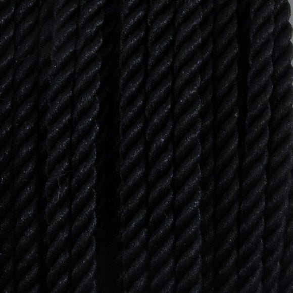 Cord 1.5mm (italian) black 12mts
