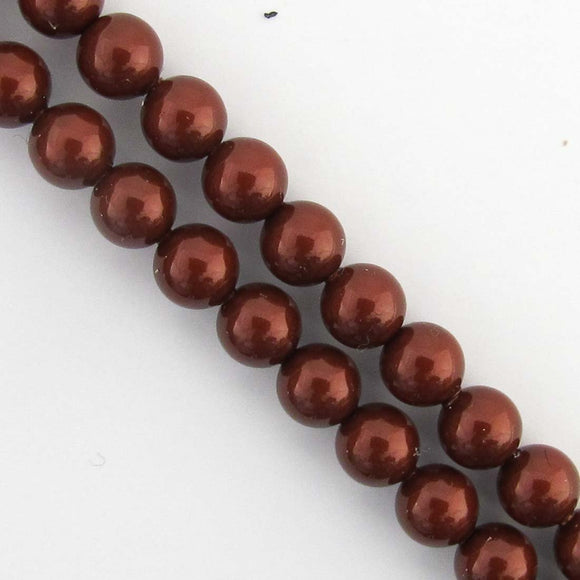 Not Available in the Prahran Store - Austrian Crystals 6mm 5810 bordeaux pearl 50pcs