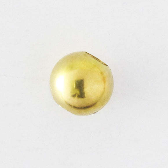 14K Gold sterling sil 2.5mm rnd bead 10p
