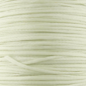 Waxed 1mm cord ivory 40 metres