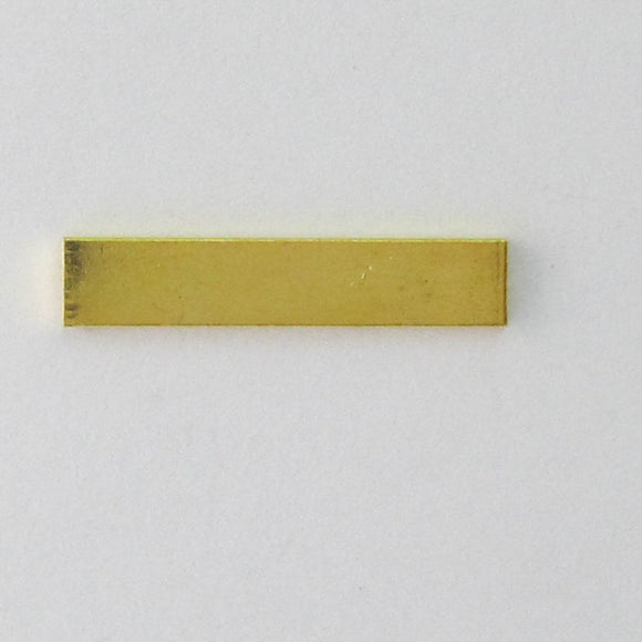 Metal 30x5mm flat gold bar 50pcs