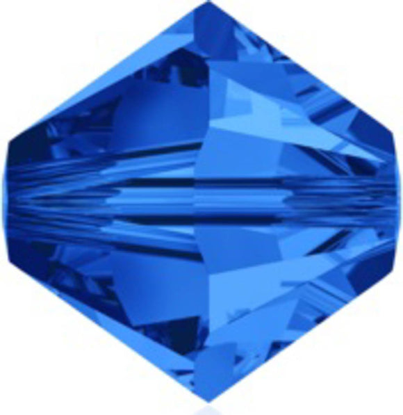 Austrian Crystals 3mm 5328 sapphire 30pcs