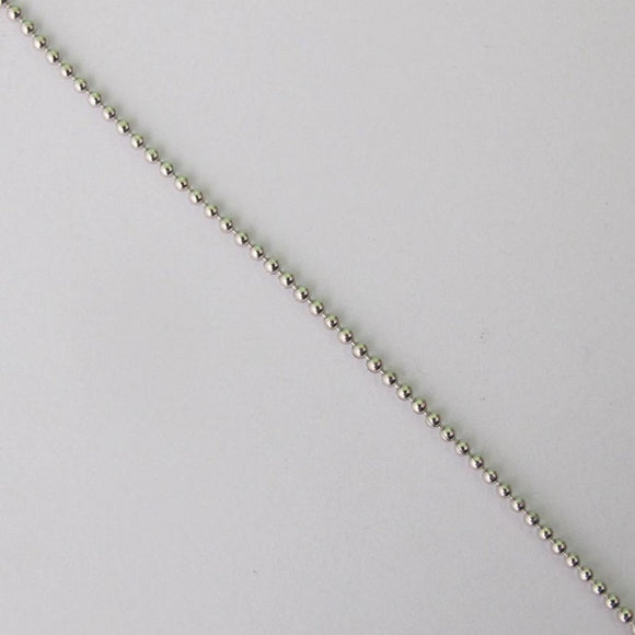 Metal chain 1.5mm ball chain NF nkl 10mt