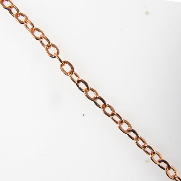 Metal chain 3x2.5mm flat oval NF RGL 2m