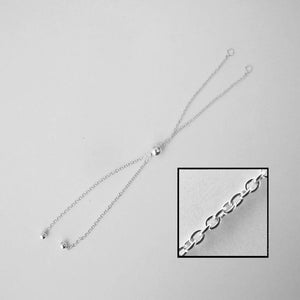 Sterling sil chain brace/3mm drops 12cm