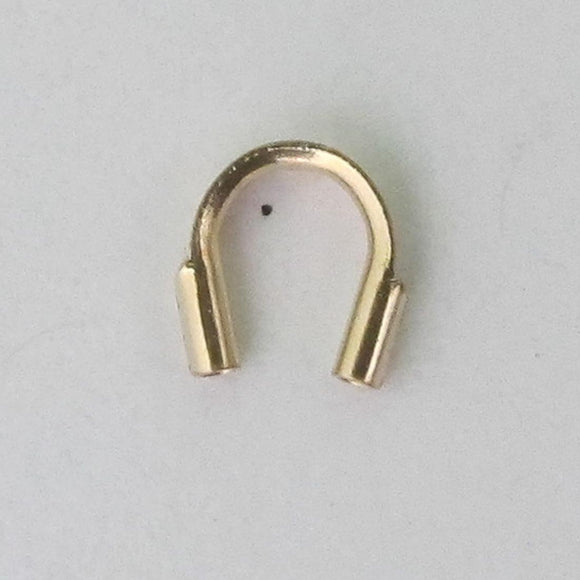 Gold filled .48mm wire protector 10pcs