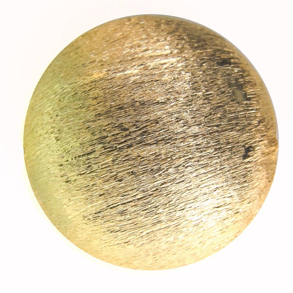 Metal 25mm coin satin NF KC GOLD 2pcs