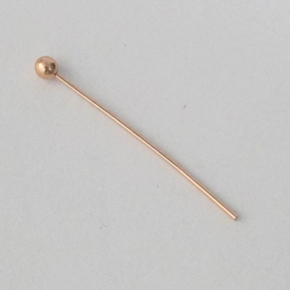 Metal 20mm ball pin HQ NFROSE GOLD 50pcs