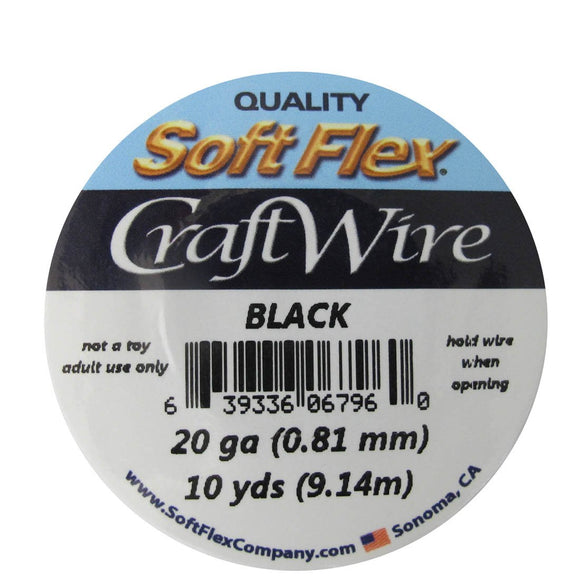 Wire 20 gauge black 9.14m