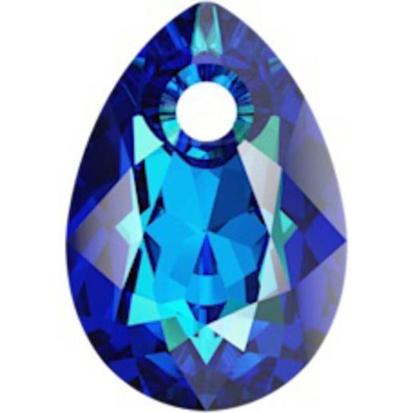 Austrian Crystals 9mm 6433 bermuda blue 2pc
