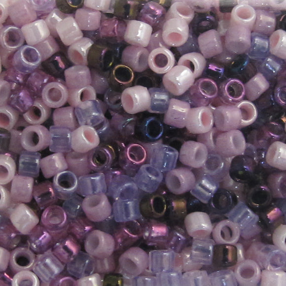 Toho 1.9mm tube purple fairies 10g