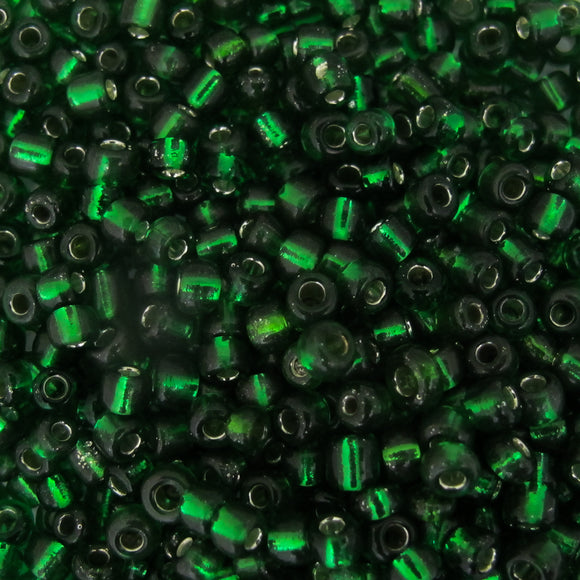 cg size 6 silver lined emerald 50g