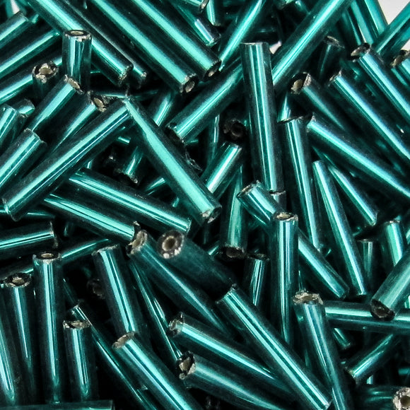 cz 12mm bugle s/lined teal 50g