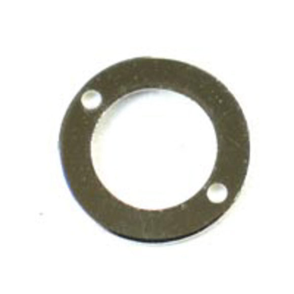 Metal 10mm flat rng 2/hole nickel 40pcs
