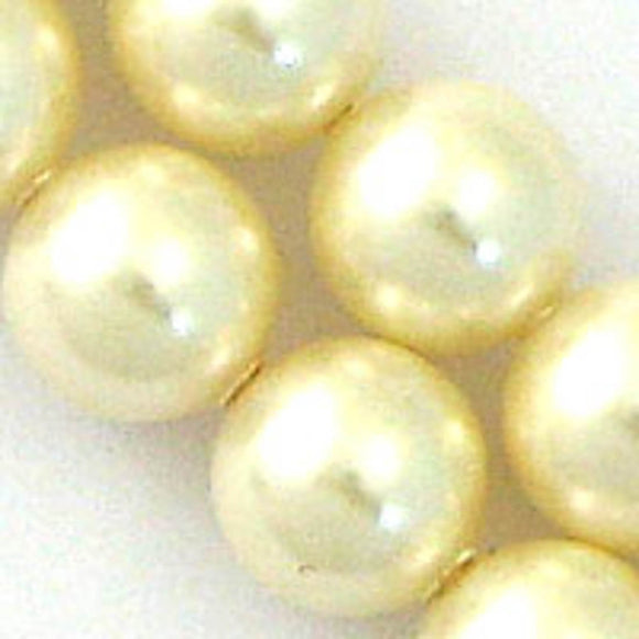 Not Available in the Prahran Store - Austrian Crystals 12mm 5810 cream 50p