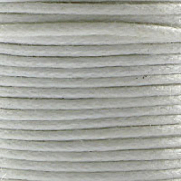 Cord .5mm waxed white 10meters