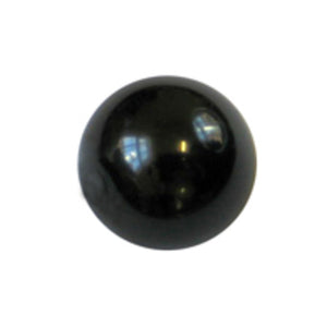 Cg 6mm rnd glass pearl black 155pc