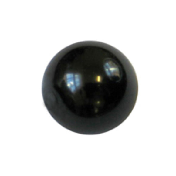 Cg 6mm rnd glass pearl black 155pc