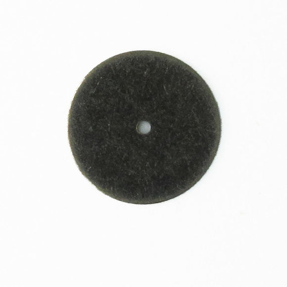 Metal 12mm flat disc ctr/hole black 100p